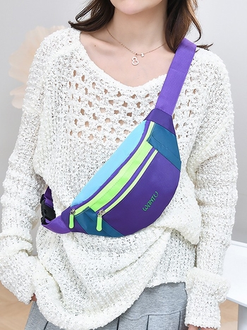 Τσάντα saddle για καθημερινή χρήση, casual μινιμαλιστική υφασμάτινη γυναικεία τσάντα ώμου crossbody, 2025 άνοιξη, στυλ Mix and Match Aesthetics, Υλικό Oxford Cloth, κλείσιμο με φερμουάρ, εσωτερικά τσεπάκια για κινητό και έγγραφα, μάρκα NENGNING