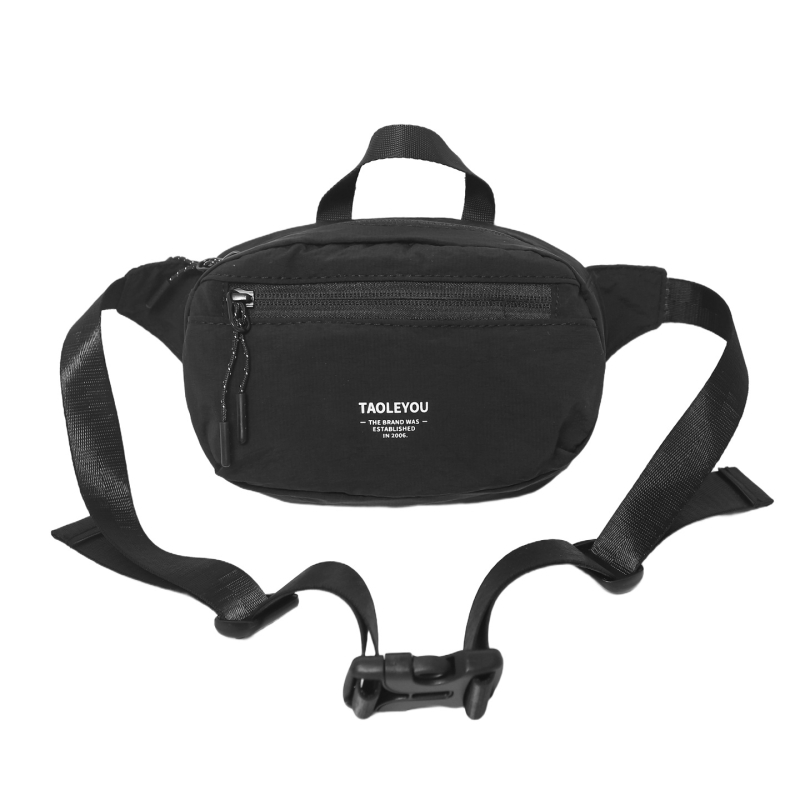 Krosbody soma telefona, neilons, rāvējslēdzējs, telefona kabata, dokumentu kabata, poliesteras odere — pilsētas minimālisma stils