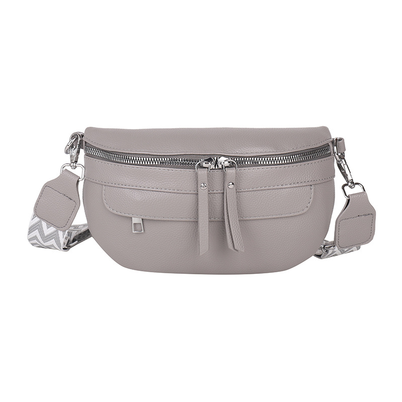 Juosmens rankinė | Miesto minimalistinis stilius • PU medžiaga • Įdaila: audinys • Užtrauktuko uždarymas • Telefono kišenė • Išorinės kišenės tridimensinės formos