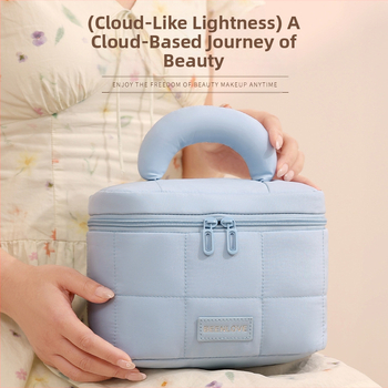 Makiažo krepšys, nešiojamo kubinio dizaino, poliesterio medžiaga, daugiafunkcinis, kelionėms ir kosmetikai