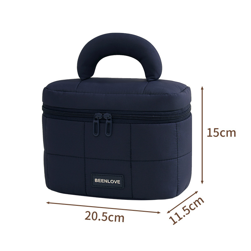 Makiažo krepšys, nešiojamo kubinio dizaino, poliesterio medžiaga, daugiafunkcinis, kelionėms ir kosmetikai