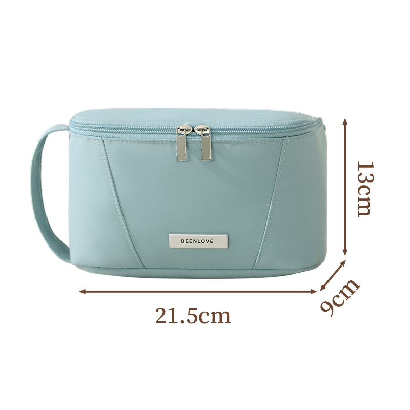 Kosmetinė rankinė - Kuboidinė forma, Poliesteris, Daugiafunkcinė, Šiuolaikiškas minimalistinis stilius, Kelionėms ir kosmetikai saugykla