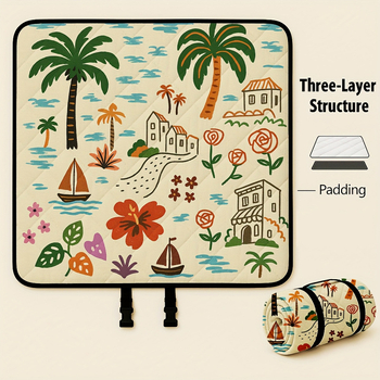 Αναδιπλούμενο χαλάκι πικνίκ με λαβή – Επτά σε ένα