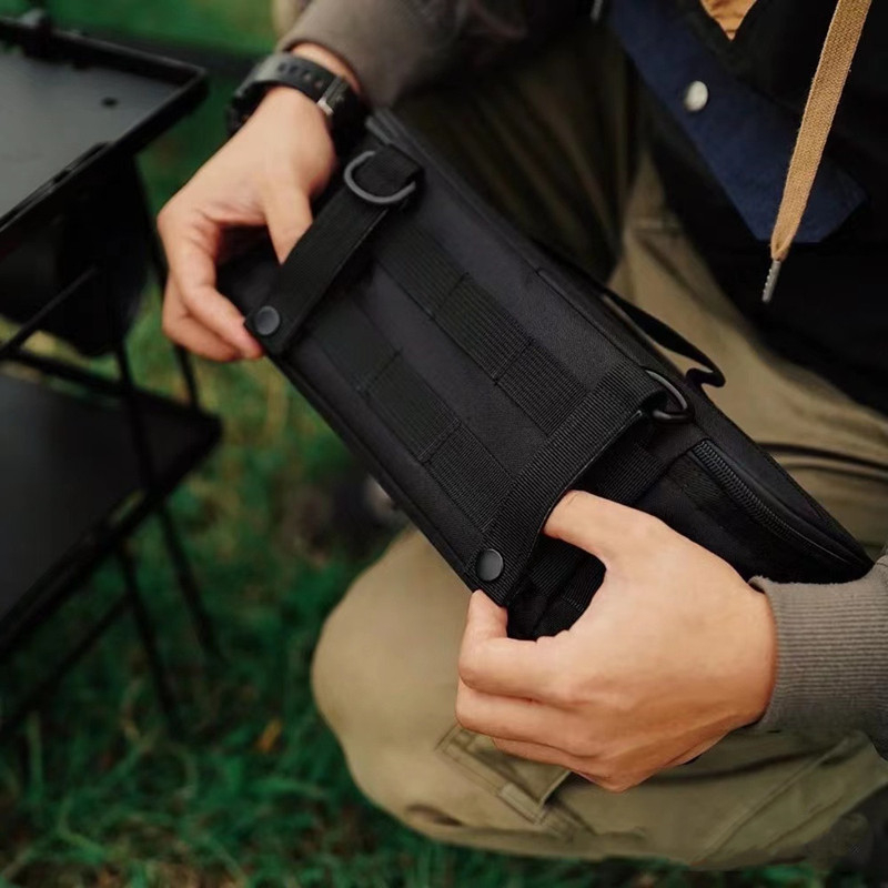 Τακτική τετράγωνη θήκη αποθήκευσης για υπαίθριες δραστηριότητες, 18 L, Oxford ύφασμα, φορητή και ανθεκτική στη σκόνη