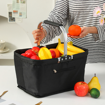 Shuyou αναδιπλούμενο καλάθι αγορών από Oxford ύφασμα – φορητό, χωρητικότητας 26, μοντέλο αναδιπλούμενο