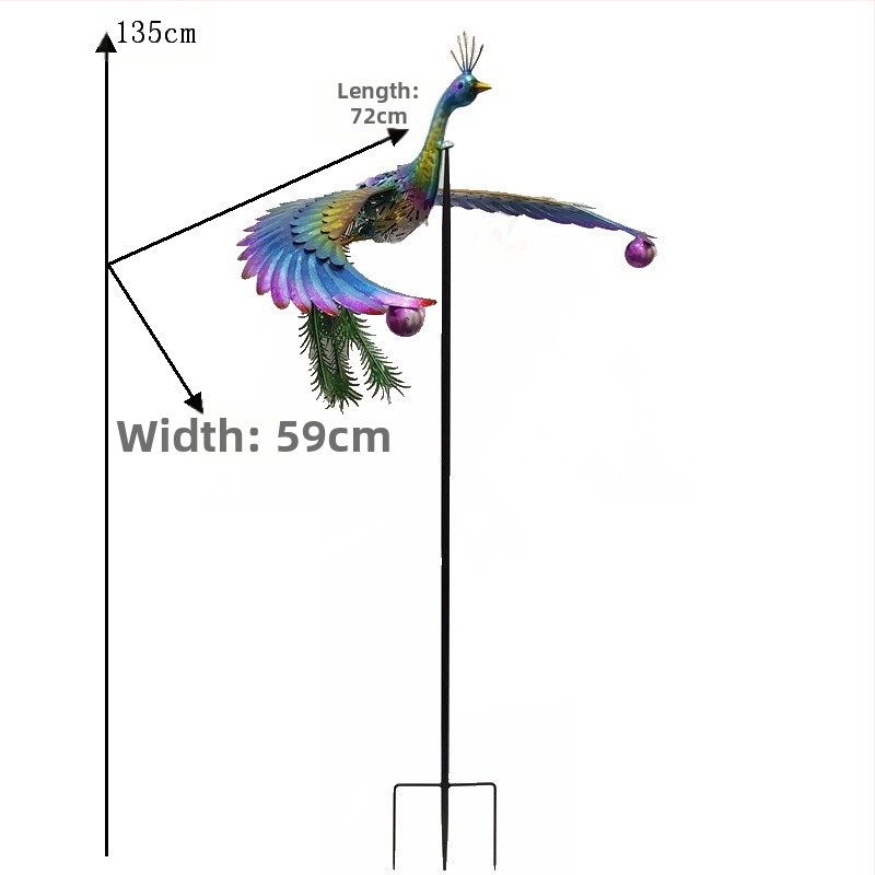 Dzelzs vistas ārējā balansējošā figūra — mūsdienīgs minimālisms dārza dekors, dāvanai piemērots