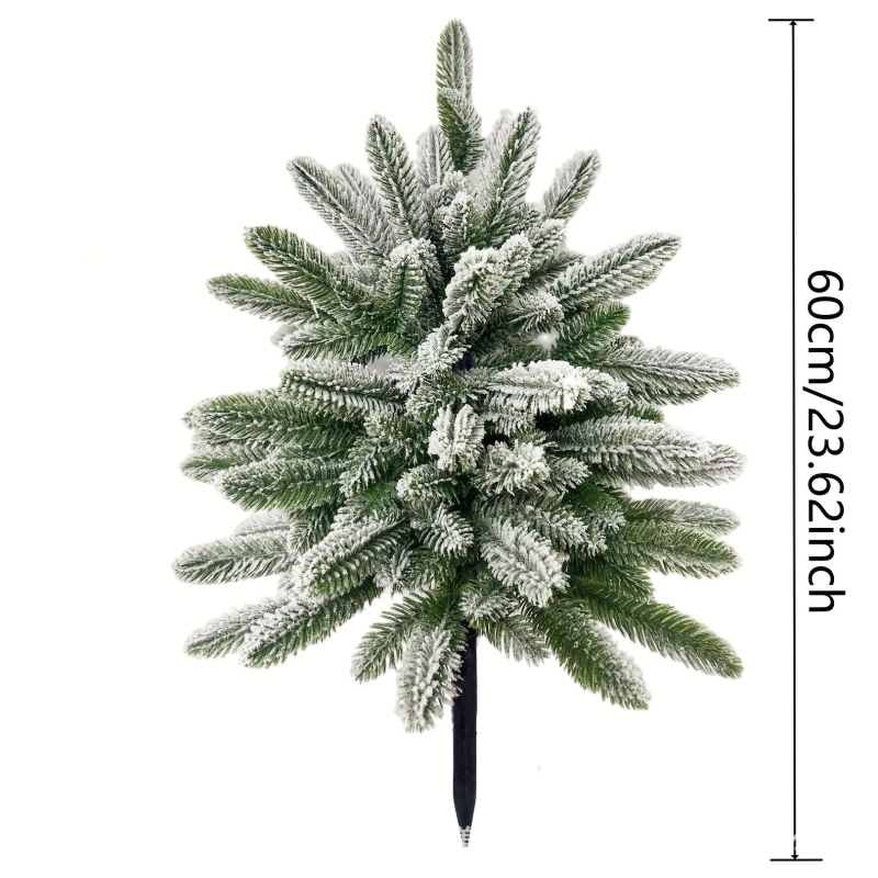 Ornament de grădină pentru montare în pământ – plastic, Meihui, stil american/Crăciun/ins, decor de Crăciun, inserție DIY