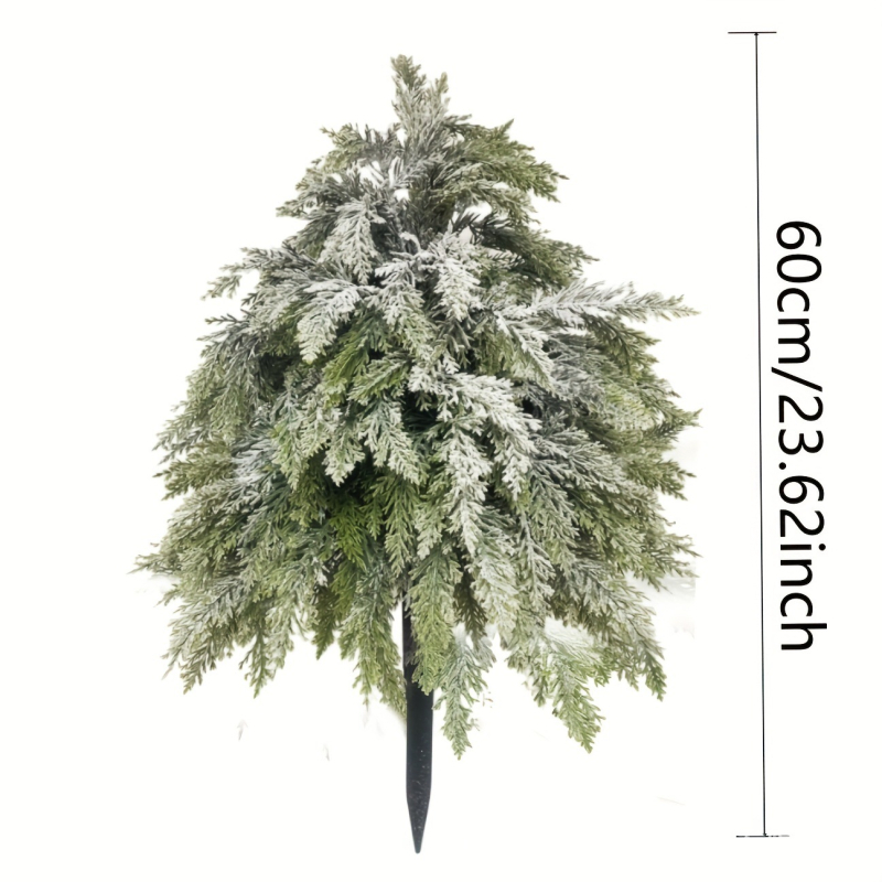 Ornament de grădină pentru montare în pământ – plastic, Meihui, stil american/Crăciun/ins, decor de Crăciun, inserție DIY