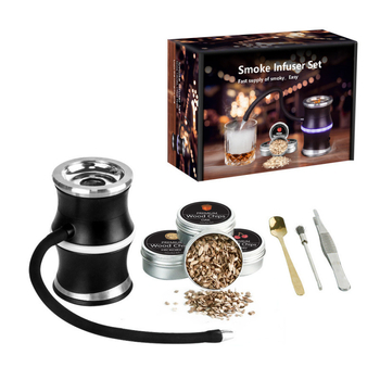 Ηλεκτρικό σετ καπνιστήρα – εργαλεία κοκτέιλ, συσκευή καπνίσματος ουίσκι, μοντέλο 1ghx+020124202674