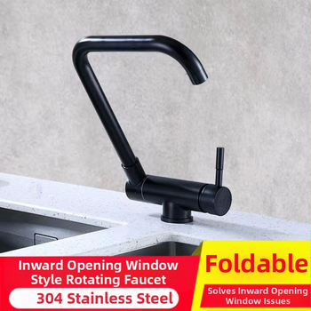 Virtuvės čiaupas iš nerūdijančio plieno, modelis 7875, vertikalus montavimas, keraminis vožtuvo patronas