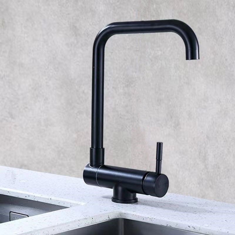 Virtuvės čiaupas iš nerūdijančio plieno, modelis 7875, vertikalus montavimas, keraminis vožtuvo patronas