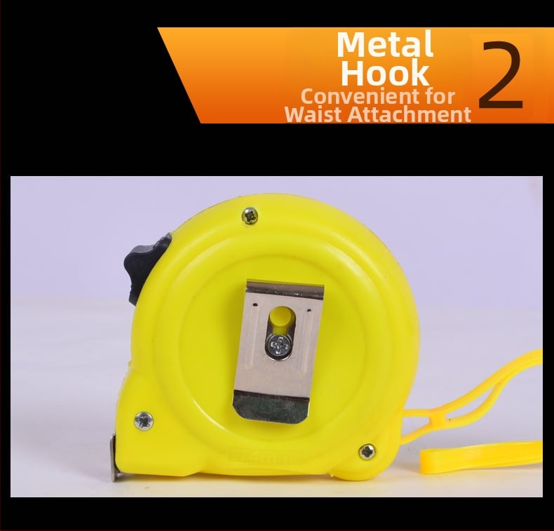 ABS korpuss ar tērauda lentu, izturīgs mērītājs mājas lietošanai