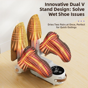 Αποξηραντής Παπουτσιών Οικιακής Χρήσης — Πλήρως Αυτοματοποιημένος, Διπλής Χρήσης για Στεγνό/Υγρό, Γρήγορο Στέγνωμα, Απολύμανση, Αποσμηση