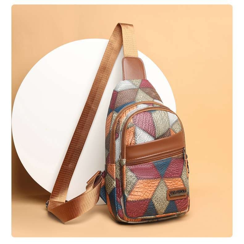 Krosbody soma no mākslīgās ādas no Snow Love Kangaroo, mix‑and‑match stils, 2025. gads pavasaris, brīvdienu ceļojumiem piemērota