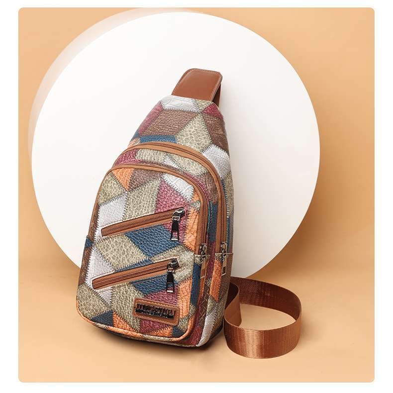 Krosbody soma no mākslīgās ādas no Snow Love Kangaroo, mix‑and‑match stils, 2025. gads pavasaris, brīvdienu ceļojumiem piemērota