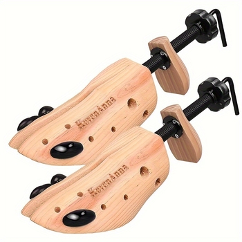 Ξύλινα πέλματα για παπούτσια από ύφασμα, σετ 2 τεμάχια