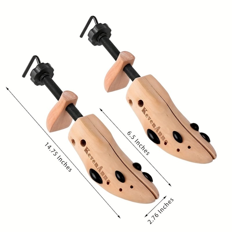 Дървени стелки за обувки, комплект от 2 броя, за платнени обувки