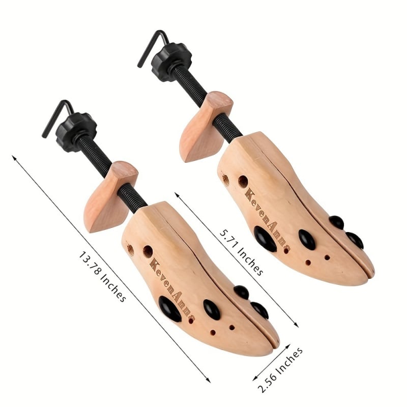 Дървени стелки за обувки, комплект от 2 броя, за платнени обувки