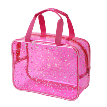 Τσαντάκι καλλυντικών PVC, κυβόσχημο, αδιάβροχο και πολυχρηστικό, για ταξίδια και αποθήκευση μακιγιάζ