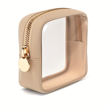 Τσαντάκι μακιγιάζ PU – Αδιάβροχο, Εσωτερική επένδυση από πολυεστέρα, Μονόχρωμο, Στυλ για ταξίδια