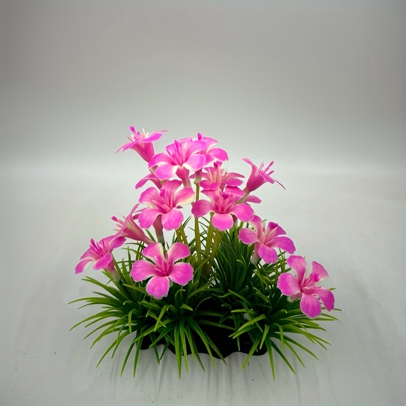 Decorațiune PE pentru acvariu – Formă de floare trompetă răsucită, cod jd601100107214076, Echipamente acvariu