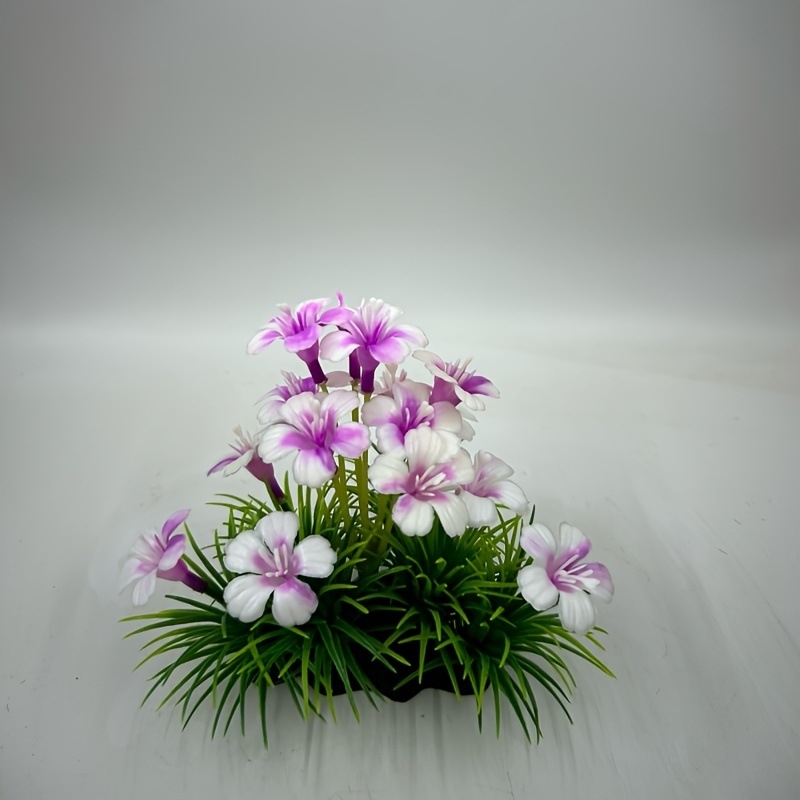 Decorațiune PE pentru acvariu – Formă de floare trompetă răsucită, cod jd601100107214076, Echipamente acvariu