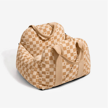 Κλουβί σκύλου αυτοκινήτου, τοποθετούμενο στο μπροστινό κάθισμα, φορητό για όλες τις εποχές, πλενόμενο και αποσπώμενο, από ύφασμα