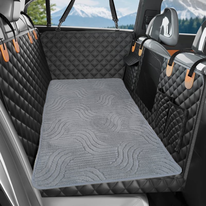 Auto sēdekļa spilvens – audums, modelis 18888, zīmols MiQiao, piemērots sunim