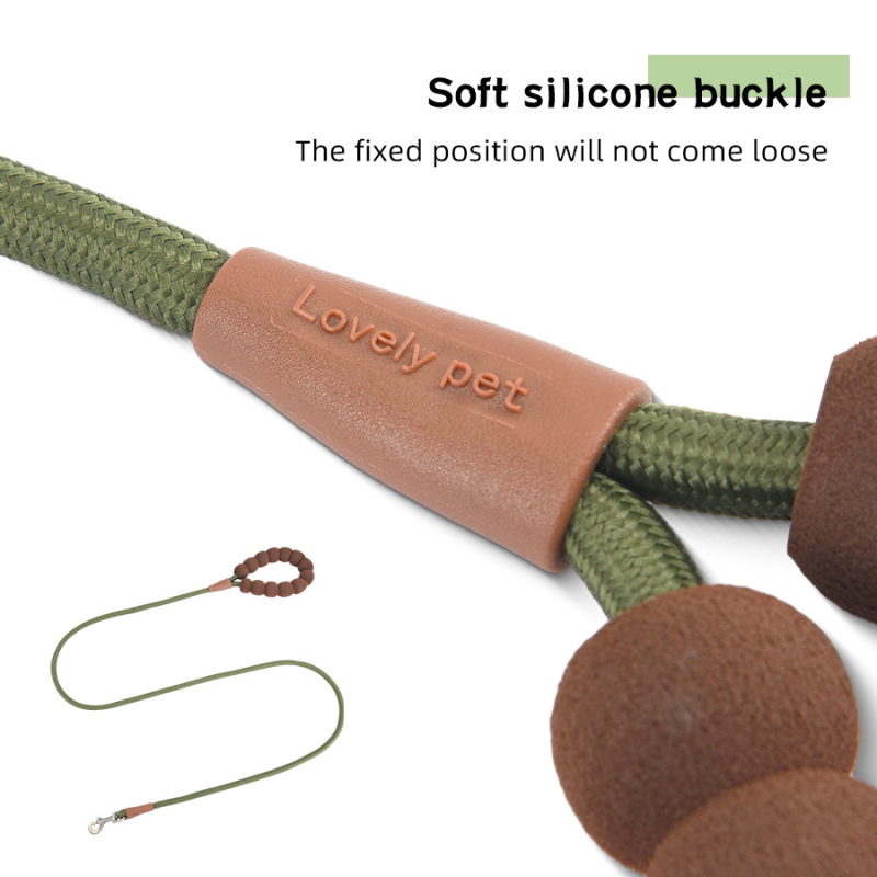 Šunų vedimas su P grandine ir putų rankena, poliesteris, prekė Gold Bow Tie, dėžutė 400 vnt, kilmė Zhejiang, kategorija: naminių gyvūnėlių grandinės ir virvės