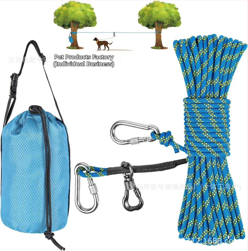 Nailoninė šuns pavadėlis stovyklavimui – ne teleskopinis, 50 vnt. dėžutėje