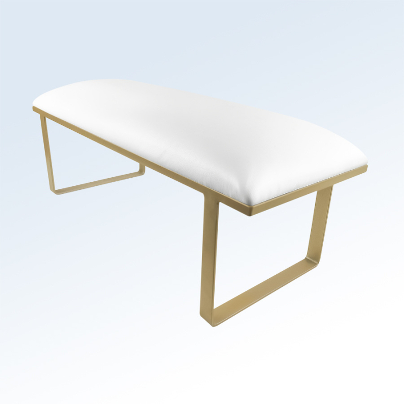 Nagu statīvs ar plaukstas spilventiņu, anti-slip, dubulta izmantošana rokām un kājām, izturīga konstrukcija no metāla, koka un ādas