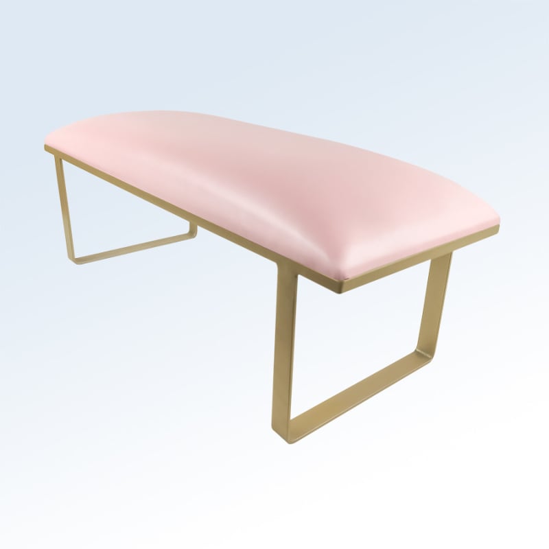 Nagu statīvs ar plaukstas spilventiņu, anti-slip, dubulta izmantošana rokām un kājām, izturīga konstrukcija no metāla, koka un ādas