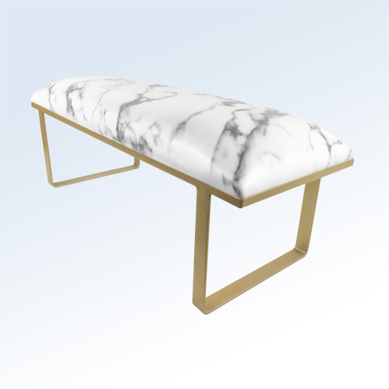 Nagu statīvs ar plaukstas spilventiņu, anti-slip, dubulta izmantošana rokām un kājām, izturīga konstrukcija no metāla, koka un ādas