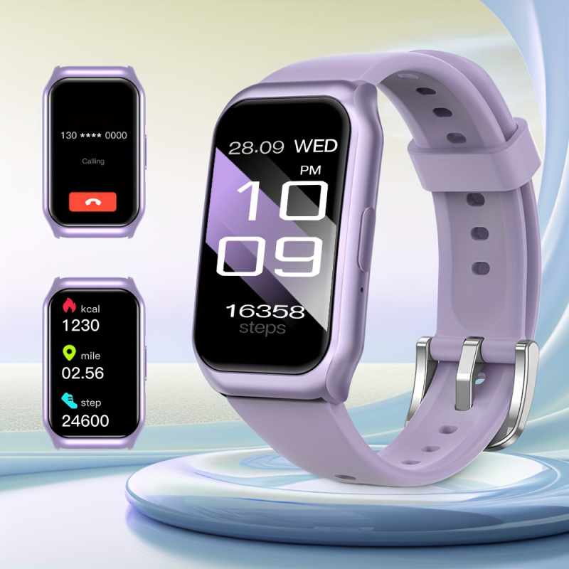Ceas inteligent cu numărătoare de pași, monitorizare a ritmului cardiac, monitorizare a somnului, detecție a oxigenului din sânge și apeluri Bluetooth
