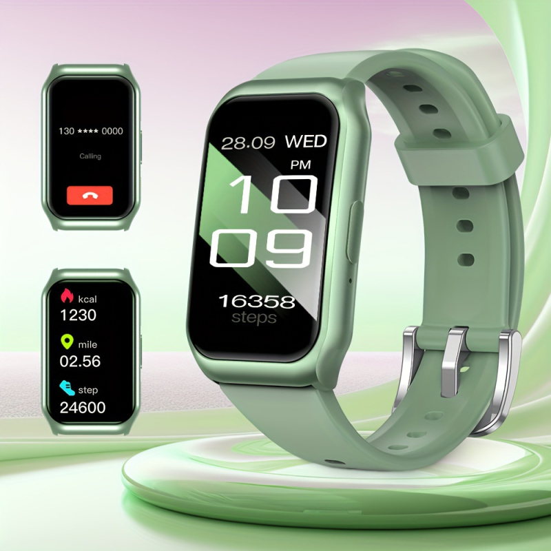 Ceas inteligent cu numărătoare de pași, monitorizare a ritmului cardiac, monitorizare a somnului, detecție a oxigenului din sânge și apeluri Bluetooth