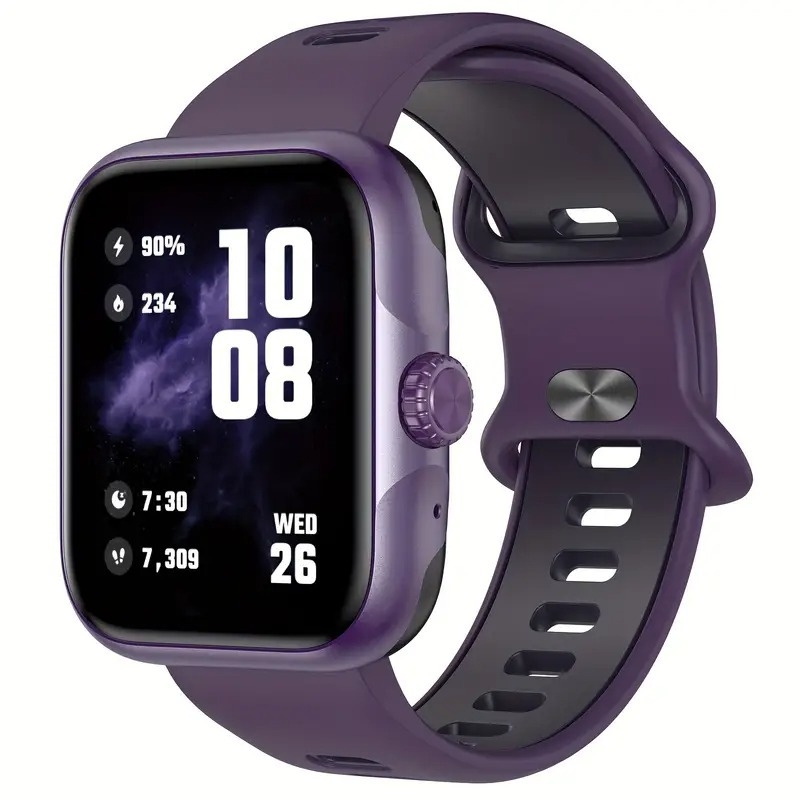 Ceas inteligent pentru sporturi și drumeții cu monitorizare ritm cardiac, număr pași, monitorizare somn, detecție oxigen în sânge și apeluri Bluetooth