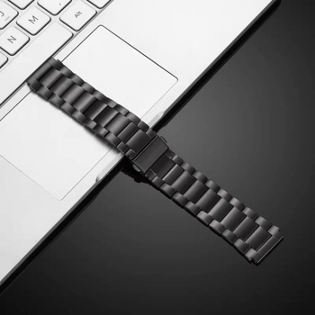 Μεταλλικό λουράκι ρολογιού για Huawei GT3 Pro – κράμα τιτανίου, καμπυλωτή κεφαλή, σχέδιο με τρία σφαιρίδια; καθολική αντικατάσταση, κυκλοφόρησε το 2022; περιλαμβάνει λουράκι