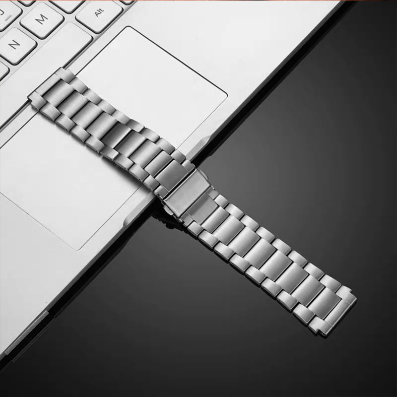 Huawei GT3 Pro-hoz készült fém órapóráz – titániumötvözet, konvex fej, három golyós dizájn; univerzális csere, 2022-ben debütált; tartalmazza az óraszíjat