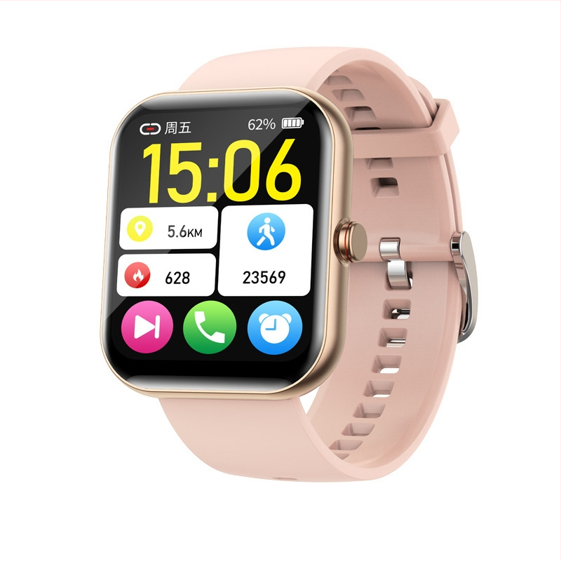 Smartwatch cu apeluri Bluetooth, ritm cardiac, oxigen din sânge, monitorizare somn, rezistent la apă