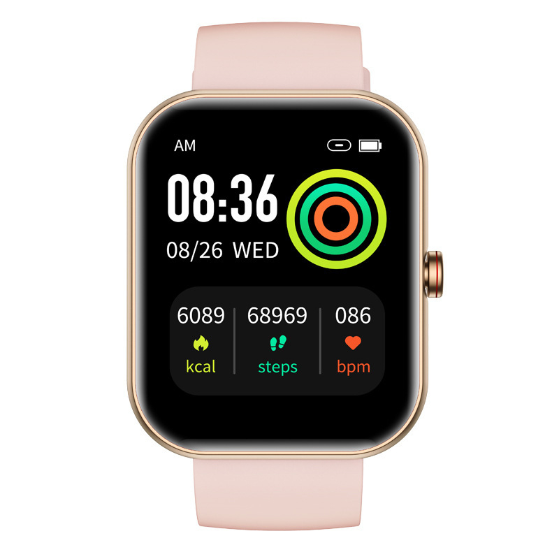 Smartwatch cu apeluri Bluetooth, ritm cardiac, oxigen din sânge, monitorizare somn, rezistent la apă