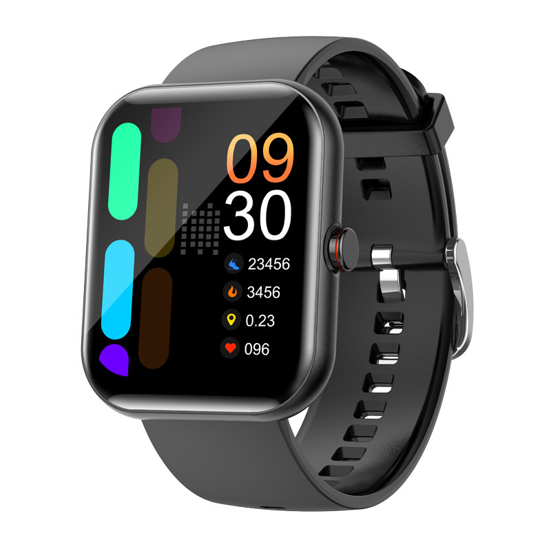 Smartwatch cu apeluri Bluetooth, ritm cardiac, oxigen din sânge, monitorizare somn, rezistent la apă