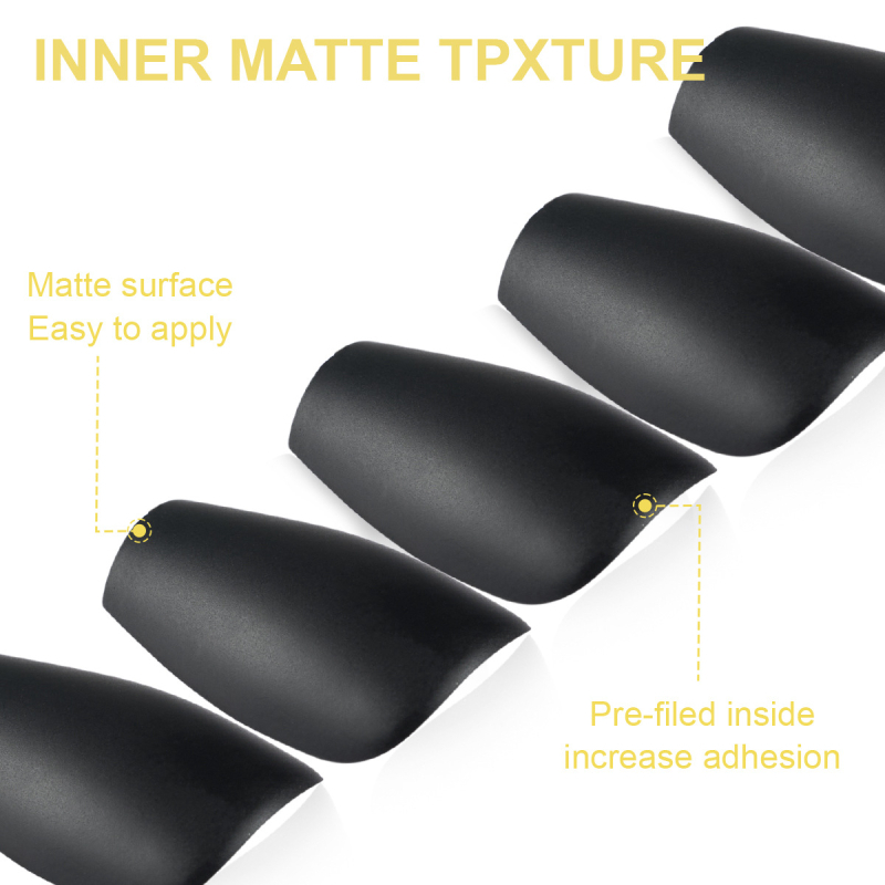 Mandeles formas nagu galiņi, matēti, ultra plāni un viegli, bez pēdām