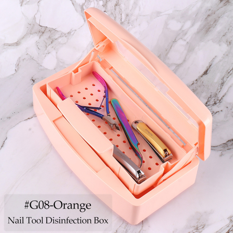 Nagų dezinfekavimo ir laikymo dėžutė • plastikas • 308 g • Sweet Trend • licencijuota privati etiketė • produkto klasifikacija: A tipo pakuotė dėžutė