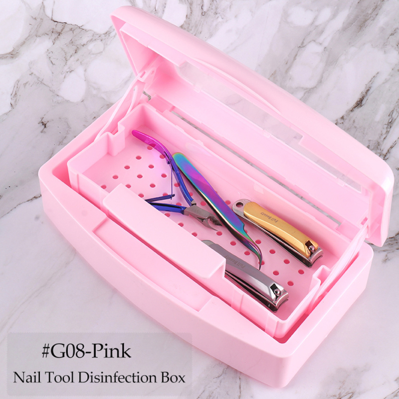 Nagų dezinfekavimo ir laikymo dėžutė • plastikas • 308 g • Sweet Trend • licencijuota privati etiketė • produkto klasifikacija: A tipo pakuotė dėžutė