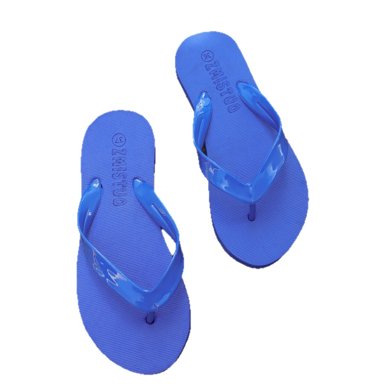 Moterų flip-flop’ai - Korėjos stiliaus, minimalistiniai vasaros sandalai, PU viršus, EVA padas, piršto kilpa, dirbtinės odos įdėklas