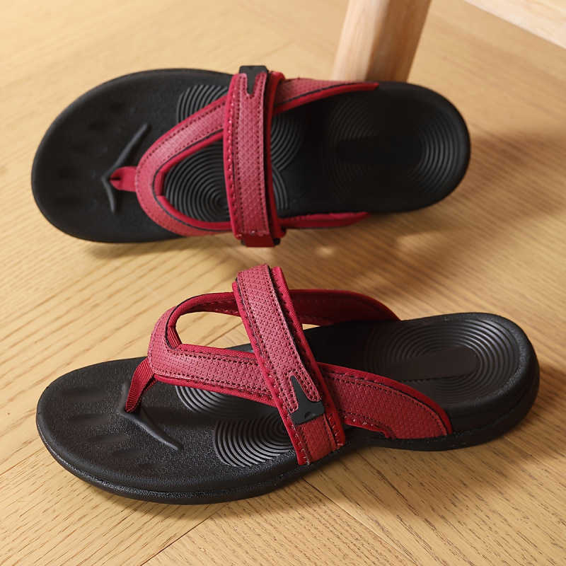Flip-flopi ar arku atbalstu – ļoti viegli, mīksti, EVA/TPR zole, slip-on