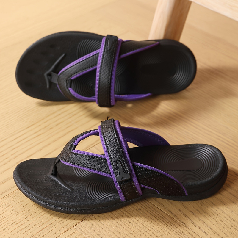 Flip-flopi ar arku atbalstu – ļoti viegli, mīksti, EVA/TPR zole, slip-on