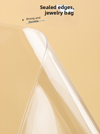 Τσάντα κοσμημάτων με αυτοσφράγιση, σκόνη-ανθεκτική, υλικό από χαρτί, κατάλληλη για κοσμήματα