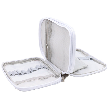 Διπλοεπίπεδη τσάντα αποθήκευσης για βελονάκι – χειροποίητος DIY οργανωτής εργαλείων για βελονάκια και βελόνες πλεξίματος (αναδιπλώσιμος, ύφασμα μη βαμβακερό, ιαπωνικού στυλ)