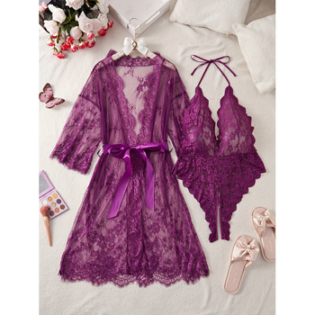 Spánkové nočné oblečenie: set bodysuit zo Sea Island Silk, základný a pastiersky štýl, stredná hmotnosť 141–160 g/m², jar